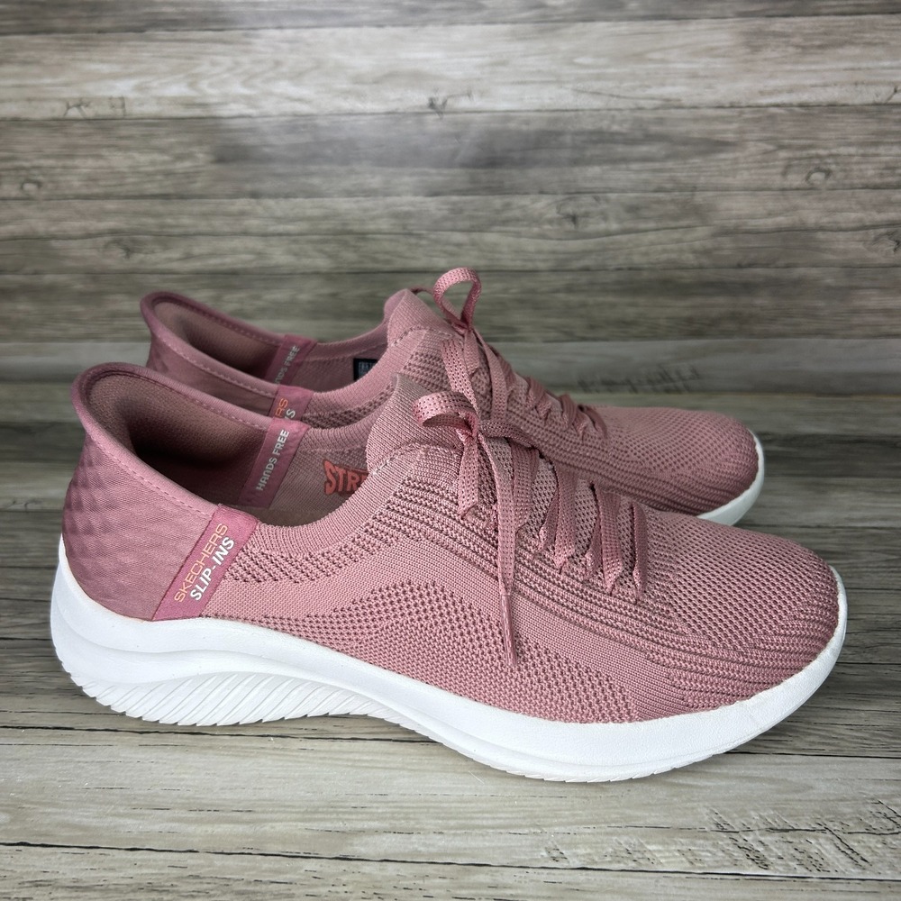 Skechers Women Sneakers Mauve Slip-ins Ultra Flex 3.0 Smooth Step Size 8.5 - Picture 5 of 11